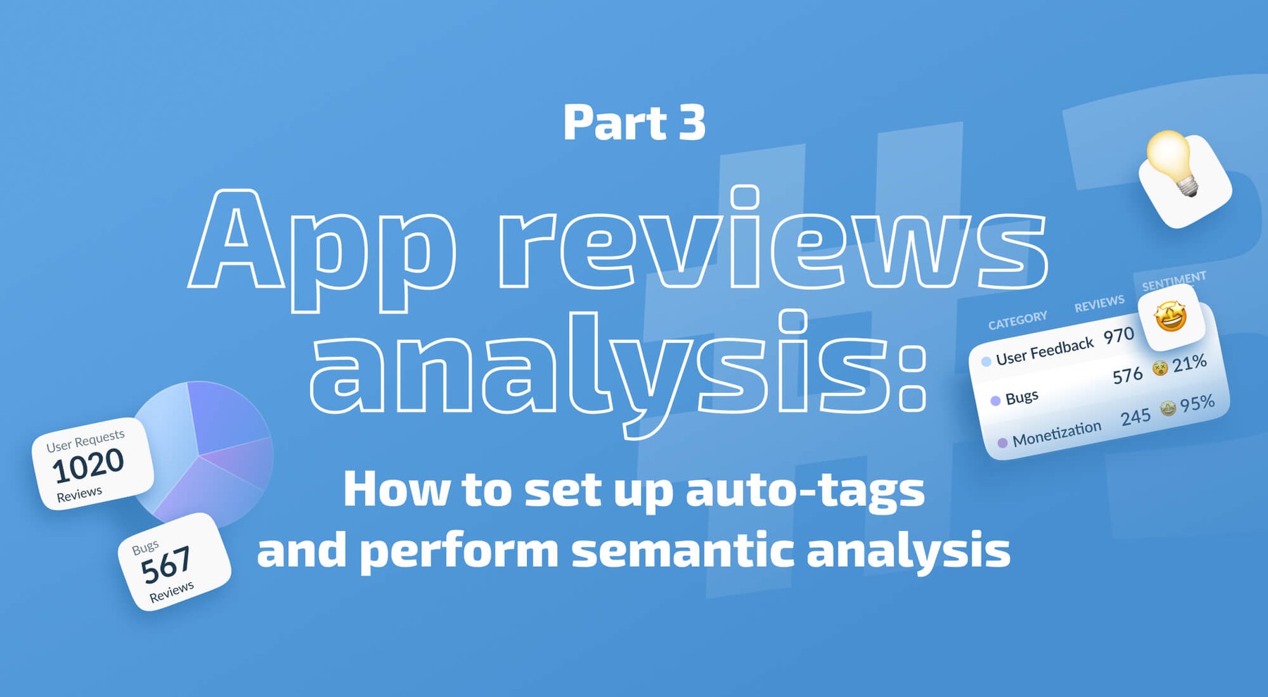 App reviews analysis: How to set up auto-tags and perform semantic analysis
