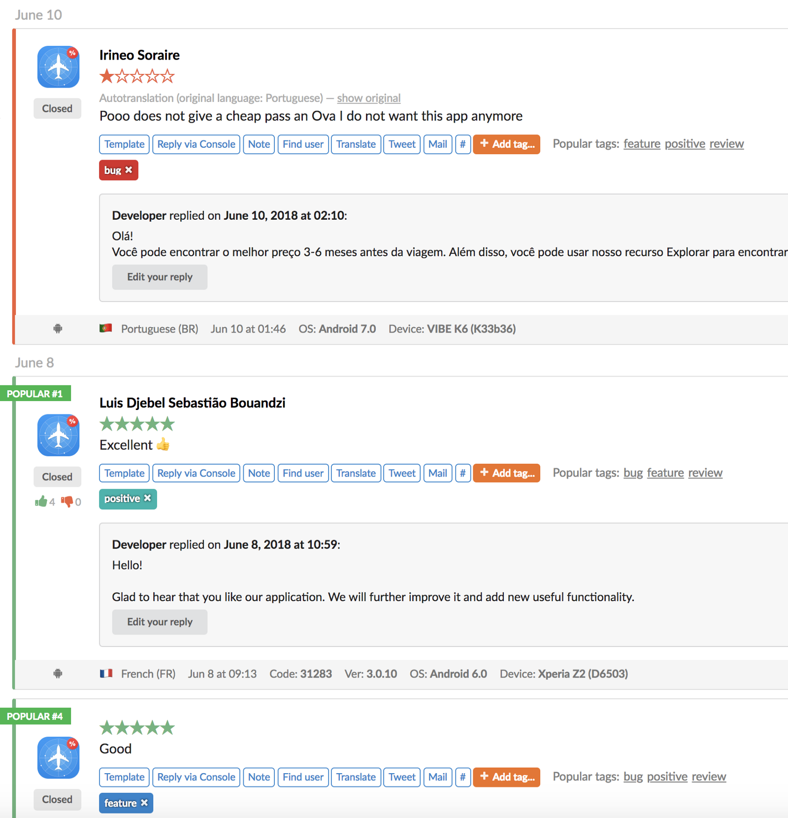 ios app store reviews